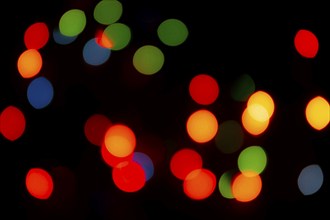 Blurred fairy lights, Christmas, Background