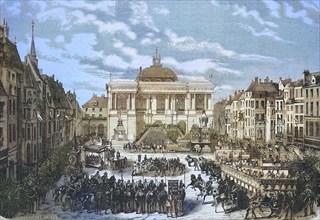 Historical festival 1869 in Saint Omer, Saint-Omer, commemorating the entry of William I Clito (25