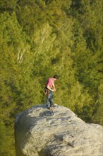 Climbers on the summit