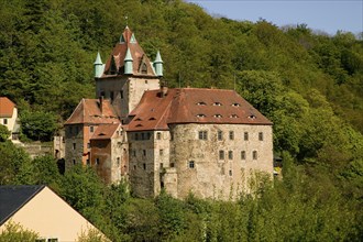 Kuckuckstein Castle in Liebstadt is picturesquely situated on a rocky outcrop (380 metres above sea