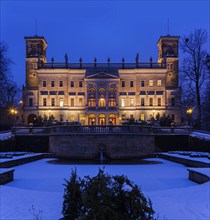 Albrechtsberg Castle in Winter