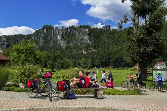 Elbe Cycle Path in Rathen