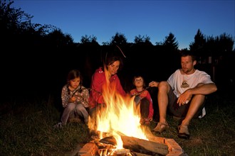 Family in summer, especially during leisure time and holidays, young families can find themselves