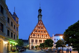 Zwickau Gewandhaus: landmark of the city, built in 1522-1525 in late Gothic style, with Renaissance