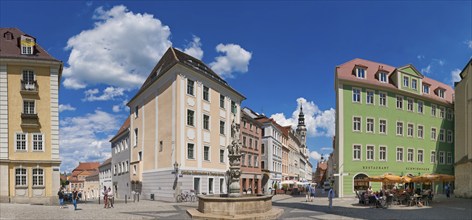 Görlitz Old Town with St George's Fountain