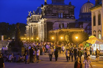 Brühl's Terrace for the city festival in Dresden