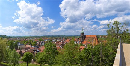 Pirna View of the old town from the Sonnenstein