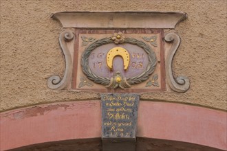 (© Sylvio Dittrich +49 1772156417) Naumburg, façade detail of the old town centre