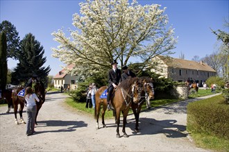 Every year at Easter there are about 5 processions in Lusatia, each with about 200 riders. The