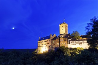 Wartburg Castle is a castle in Thuringia, situated above the town of Eisenach at the north-western