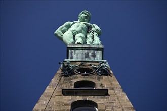 Bergpark Wilhelmshöhe with the Hercules Statue, UNESCO World Heritage Site, Kassel, Hesse, Germany,