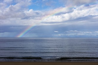 Rainbow, Beach, Kaiteriteri, New Zealand, Oceania