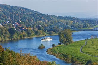 View of the Elbe valley