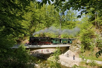 Rabenauer Grund, after the severe damage caused by the floods of 2002, the popular narrow-gauge