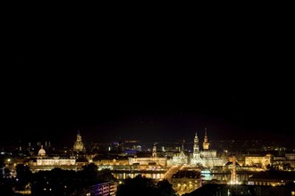 DEU Saxony Dresden Dresden Silhouette