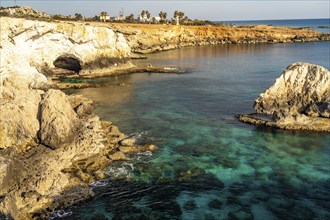 Rocks on the coast near Agia Napa, Cyprus, Europe