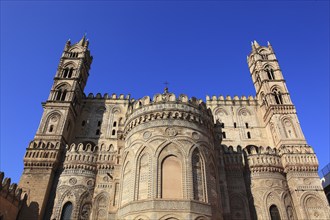 City of Palermo, the Cathedral Maria Santissima Assunta, the east side shows the original character