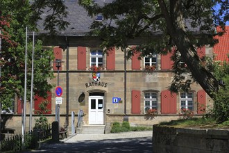 Himmelkron town hall, Kulmbach district, Upper Franconia, Bavaria, Germany, Europe