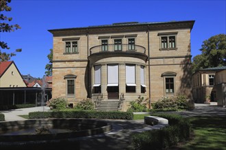 Bayreuth, the Villa Wahnfried, Haus Wahnfried, former residence of Richard Wagner, rear side,