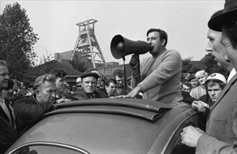 The spontaneous strike, here on 10.9.1969 by the miners of the Minister Stein colliery, was one of