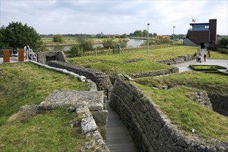 The moat of death along the river IJzer, Diksmuide, Belgium, Europe