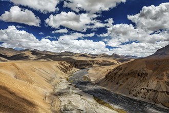 Himalayan landscape in Himalayas More plains, Ladakh, India, Asia