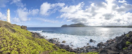 Ninini Point Lighthouse, Lihue, Kauai, Hawaii, USA, North America