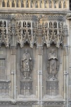 Detail, Cathedral, Canterbury, Kent, England, Great Britain