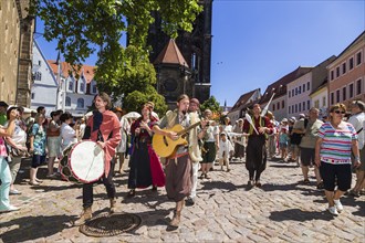 Settlers' procession at Albrechtsburg Castle