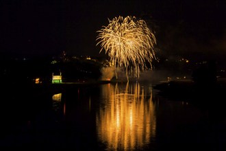 Fireworks at the Dresden Castle Night