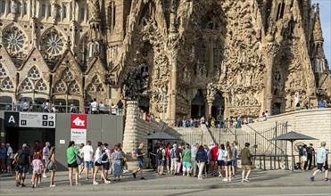 Sagrada Familia by Antoni Gaudi, Barcelona, Catalonia, Spain, Europe