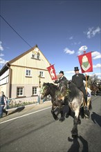 Every year at Easter there are about 5 processions in Lusatia, each with about 200 riders. The