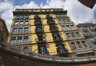 Residential house in the Posillippo district, one of the wealthy areas, Naples, Campania, Italy,