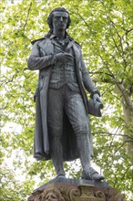 Friedrich Schiller Monument, Marbach am Neckar, Baden-Württemberg, Germany, Europe