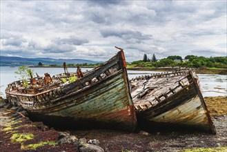 Ships wrecks, Salens, Isle of Mull, Scottish Inner Hebrides, Scotland, UK