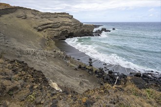 Papakolea Green Sand Beach, Big Island, Hawaii, USA, North America