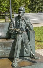 Monument to Jan Karski Kozielewski, Warsaw, Mazovian Voivodeship, Poland, Europe