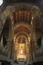 City of Monreale, in the Cathedral of Santa Maria Nuova, Unesco World Heritage Site, Sicily, Italy,