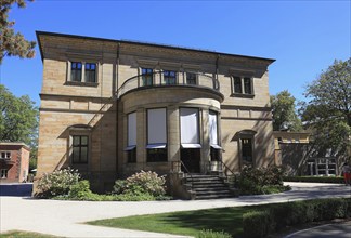 The Villa Wahnfried, Haus Wahnfried, former home of Richard Wagner, park side, Bayreuth, Upper