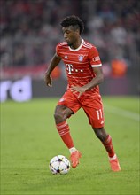 Kingsley Coman FC Bayern Munich FCB (11) on the ball Allianz Arena, Munich, Bavaria, Germany,