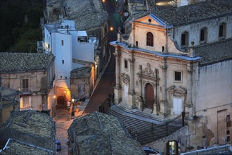 City of Ragusa, the Anime del Purgatorio Church, Chiesa della Anime Sante del Purgatorio in the