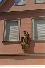 Statue of the Virgin Mary and Child Jesus, Bamberg, Upper Franconia, Bavaria, Germany, Europe