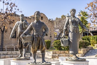 Sculpture by Philippos Yiapanis for the farmers of Agia Napa, Cyprus, Europe