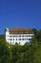 Hinteres Schloss, Mühlheim Castle of the Lords of Enzberg, two-tower castle complex with