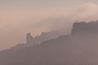 Morning at Gohrisch in Saxon Switzerland