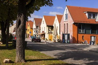 Altkötzschenbroda village green with numerous restaurants and quaint pubs