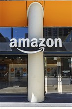 Amazon Pick up Store Pick up point for goods ordered online on the Internet in Chicago, USA, North