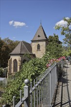 Gothic Church of St. Nicholas in Gimmeldingen, Neustadt an der Weinstraße, Rhineland-Palatinate,