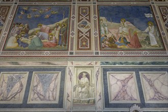 Scrovegni Chapel or Arena Chapel with frescoes by Giotto di Bondone, Padua, Province of Padua,