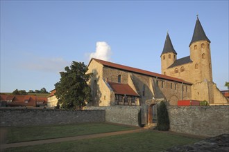 Romanesque monastery complex with church in Drübeck, Harz Mountains, Lower Saxony, Germany, Europe